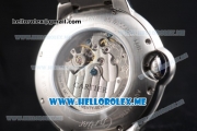 Cartier Ballon Bleu De Large Asia 2813 Automatic Stainless Steel Case/Bracelet with Black Dial and Roman Numeral Markers