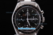 Omega Speedmaster Broad Arrow Automatic with Black Bezel and Dial