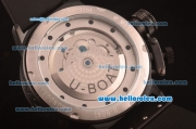 U-Boat Italo Fontana Automatic PVD Case with Black Dial and Grey Markers