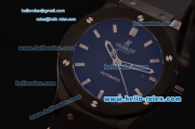 Hublot Classic Fusion Swiss ETA 2824 Automatic Ceramic Case with Stick Markers Black Rubber Strap and Black Dial 1:1 Original