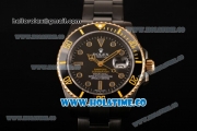 Rolex Submariner Asia Automatic Full PVD with Dot Markers and Black Dial