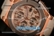 Audemars Piguet Royal Oak Offshore Clone AP Calibre 3126 Automatic Rose Gold with Grey Dial and Arabic Numeral Markers- Steel Bezel (EF)