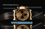 Rolex Daytona Yellow Gold Rolex 4130 Auto Rubber Best Edition 1:1 Clone Gold Dial Stick 116518LN