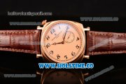 Vacheron Constantin Historiques American Asia Automatic Rose Gold Case with Black Arabic Numeral Markers and Rose Gold Dial