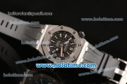 Audemars Piguet Royal Oak Offshore Diver Asia 2813 Automatic Steel Case with Black Dial and Black Rubber Strap