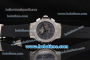 Hublot Big Bang Aero Bang Chrono Swiss Valjoux 7750 Automatic Steel Case with Stick Markers and Skeleton Dial