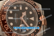 Rolex GMT-Master II 2836 Auto Steel/Rose Gold Case with Black Dial and Two Tone Bracelet