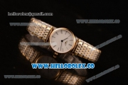 Longines La Grande Classique SWISS QUARTZ Two Tone Case with Yellow Gold Bezel White Dial and Two Tone Bracelet