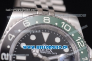 Rolex GMT-Master II Vintage Swiss ETA 2836 Automatic Stainless Steel Case/Bracelet with Dot Markers and Black Dial