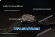 Hublot Classic Fusion 9015 Auto PVD Case with Black Dial PVD Bezel and Black Leather Strap