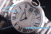 Cartier ballon bleu de Swiss ETA Quartz Full Steel with MOP Dial