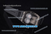 Richard Mille RM053 Miyota 9015 Automatic PVD Case with Skeleton Dial and Black Rubber Strap