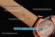 Cartier Drive de Cartier Asia Automatic Rose Gold Case with Black Dial and Black Leather Strap (ZF)