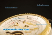 Breitling Bentley Tourbillon Automatic Steel Case with Rose Gold Bezel and White Dial