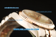 Rolex Datejust Automatic with White Dial and Rose Gold Case -Marking