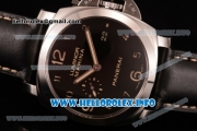 Panerai Luminor Marina 1950 3 Days PAM 359 Clone P.9000 Automatic Steel Case with Black Dial and Black Leather Strap (SF)