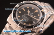 Rolex Oyster Perpetual Sea-Dweller Asia 2813 Automatic Full Steel with Yellow Markers -ETA Coating