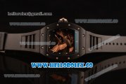 Richard Mille RM 023 Miyota 9015 Automatic PVD Case with Eagle Skeleton Dial and Black Rubber Strap