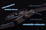 Bell & Ross BR 03-92 Asia 4813 Automatic Movement PVD Case with Black Dial-White Markers and Black Rubber Strap