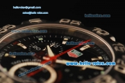 Tag Heuer F1 Chronograph Swiss Quartz Movement Steel Case with Black Bezel and Steel Strap