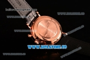IWC Portofino Chrono Swiss Valjoux 7750 Automatic Rose Gold Case with White Dial and Stick Markers