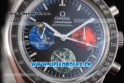 Omega Speedmaster From Moon To Mars Limited Edition SVenus 7750 Manual Winding Stainless Steel Case/Bracelet with Black Dial and Stick Markers (EF)