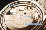 Breitling Chronomat Evolution Chronograph Swiss ETA 7750 Automatic Movement Full Steel with White Dial and Stick Markers