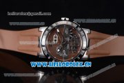 Ulysse Nardin Executive Dual Time & Big Date Asia ST25 Automatic Steel Case Brown Dial White Markers and Brown Rubber Strap