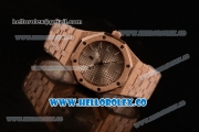 Audemars Piguet Royal Oak 41MM Clone AP Calibre 3120 Automatic Rose Gold Case with Gray Dial and Rose Gold Bracelet - (EF)