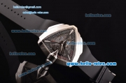 Hamilton Ventura XXL Swiss ETA 2824 Automatic Steel Case with Black Rubber Strap and Skeleton Dial