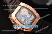 Richard Mille RM 018 Tourbillon Hommage a Boucheron 9015 Auto Rose Gold Case with Skeleton Dial and Black Rubber Strap