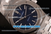 Audemars Piguet Royal Oak Clone AP Calibre 3120 Automatic Full Steel with Blue Dial and Silver Stick Markers (ZF)