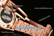 Tag Heuer Carrera Ferrari Chrono Miyota OS20 Quartz Full Rose Gold with White Dial and Stick Markers