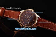 IWC Grande Complication Automatic Movement Rose Gold Case with Brown Dial and Rose Gold Arabic Numerals