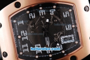 Richard Mille RM 005 Gold Case with Black Dial and White Number Marking
