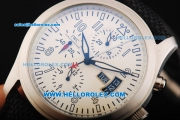 IWC Pilot's Watch TOP GUN Automatic Movement Steel Case with White Dial and White Arabic Numerals