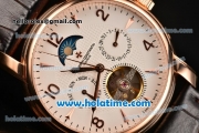 Vacheron Constantin Malte Asia Automatic Rose Gold Case with White Dial and Stick/Arabic Numeral Markers