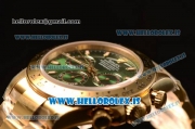 Rolex Daytona Yellow Gold Rolex 4130 Auto Best Edition 1:1 Clone Green Dial 116508