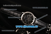 Jaeger-LECoultre Master Perpetual Calendar Asia Automatic Steel Case with Black Dial and Stick Markers