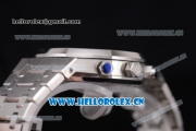 Audemars Piguet Royal Oak 41MM Seiko VK64 Quartz Stainless Steel Case/Bracelet with Silver Dial and Stick Markers