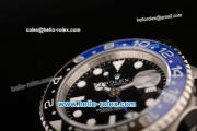 Rolex GMT-Master II 3186 Automatic Full Steel with Black Dial White Markers and Blue/Black Bezel
