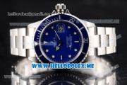 Rolex Submariner Clone Rolex 3135 Automatic Stainless Steel Case/Bracelet with Blue Dial and Dot Markers (BP)