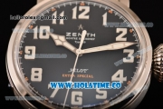 Zenith Pilot Type 20 Extra Special Swiss ETA 2824 Automatic Steel Case with Black Dial and White Arabic Numeral Markers