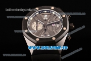 Audemars Piguet Royal Oak Offshore Chrono Miyota Quartz PVD Case with PVD Bezel and Grey Dial