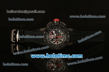 Richard Mille RM032 Chrono Swiss Valjoux 7750 Automatic PVD Case with Skeleton Dial and White Markers