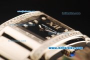 Patek Philippe Twenty-4 Swiss Quartz Movement Full Steel with Black Dial and Diamond Markers