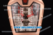 Hublot MP-05 LaFerrari Limited Edition Asia Automatic Rose Gold Case with Skeleton Dial and Black Rubber Strap