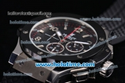 Hublot Big Bang Chrono Miyota OS20 Quartz Steel Case with Black Bezel and Stick/Arabic Numeral Markers