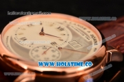 A.Lange&Sohne Grossen Lange 1 Asia Automatic Rose Gold Case with White/Grey Dial and Silver Markers