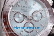 Rolex Daytona Clone Rolex 4130 Automatic Stainless Steel Case/Bracelet with Stick Markers and Blue Dial (EF)